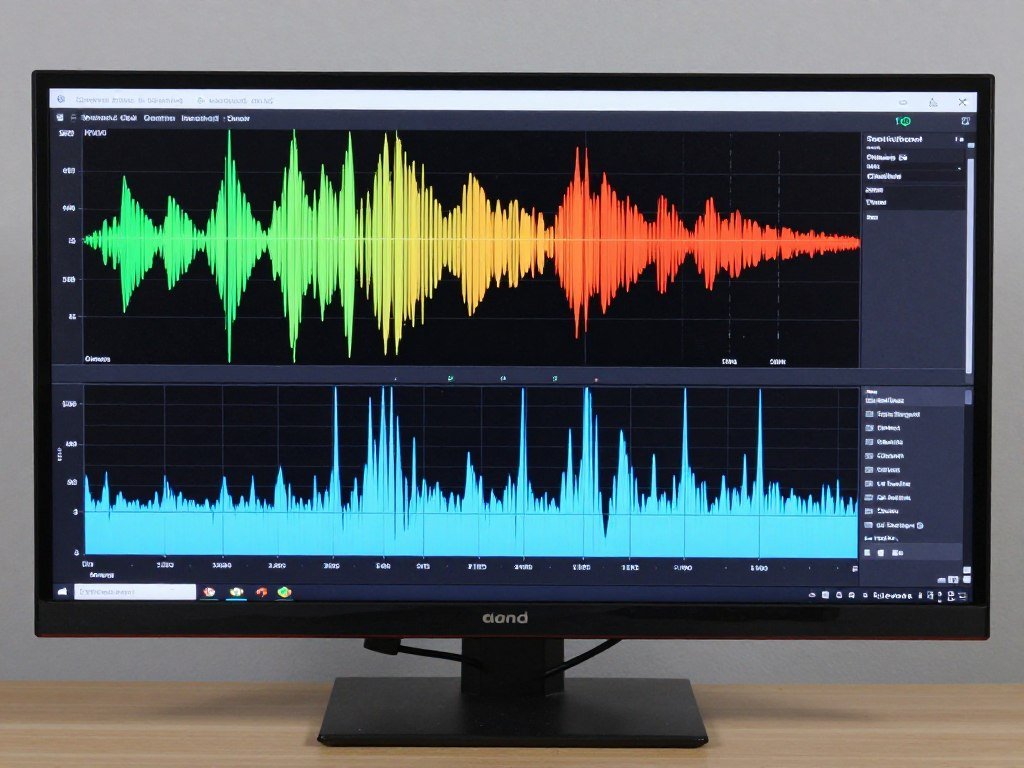 Audio waveform and frequency spectrum analysis Audio waveform and frequency spectrum analysis