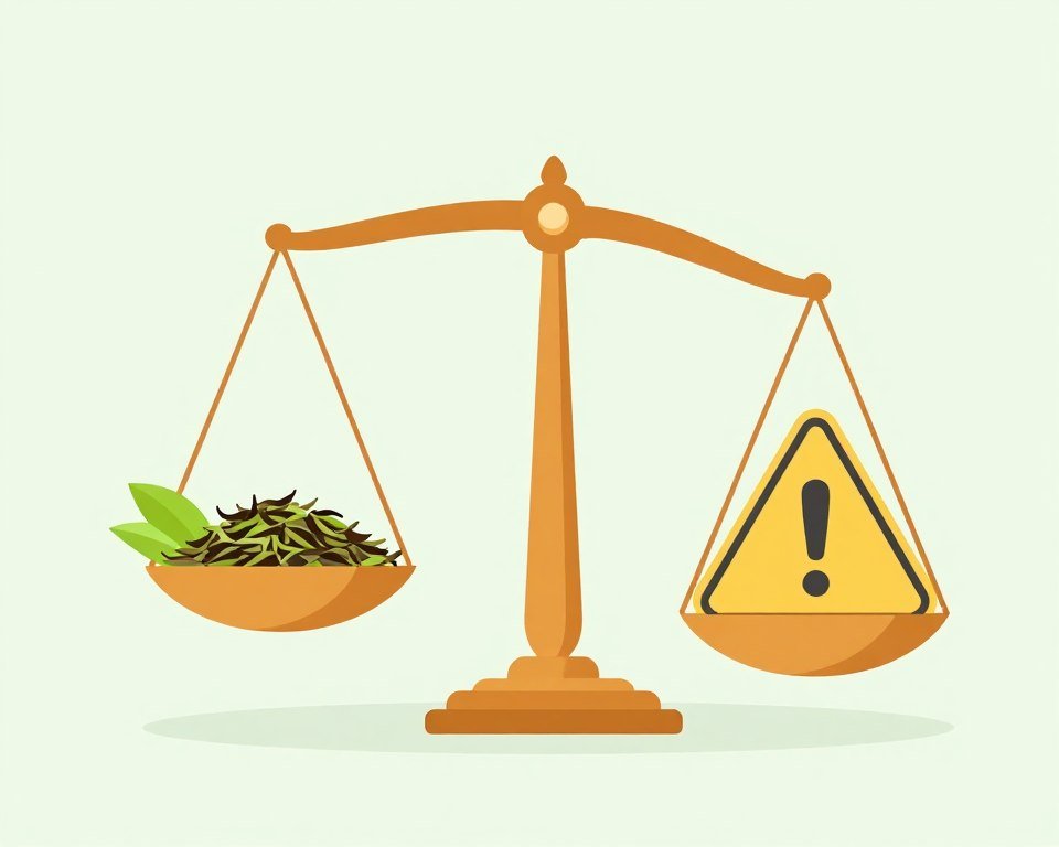 Comparison scale showing pros and cons balance
