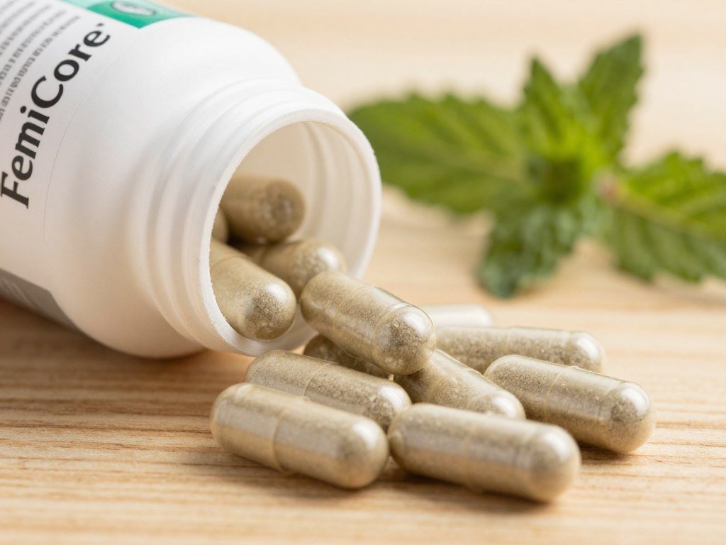FemiCore dietary supplement capsules with probiotic strains for urinary health