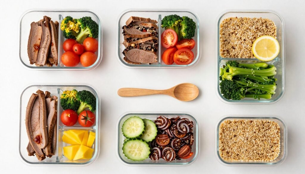 Healthy meal prep supporting lower abdominals workouts and fat loss goals Healthy meal prep supporting lower abdominals workouts and fat loss goals