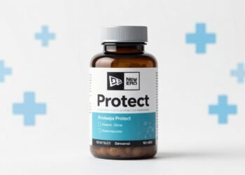 NewEra Protect supplement bottle with bladder health imagery