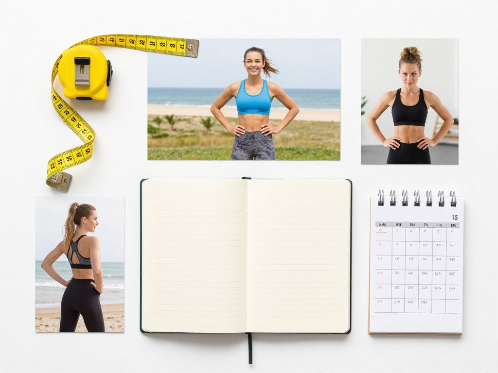 Progress tracking methods for measuring neck fat reduction results