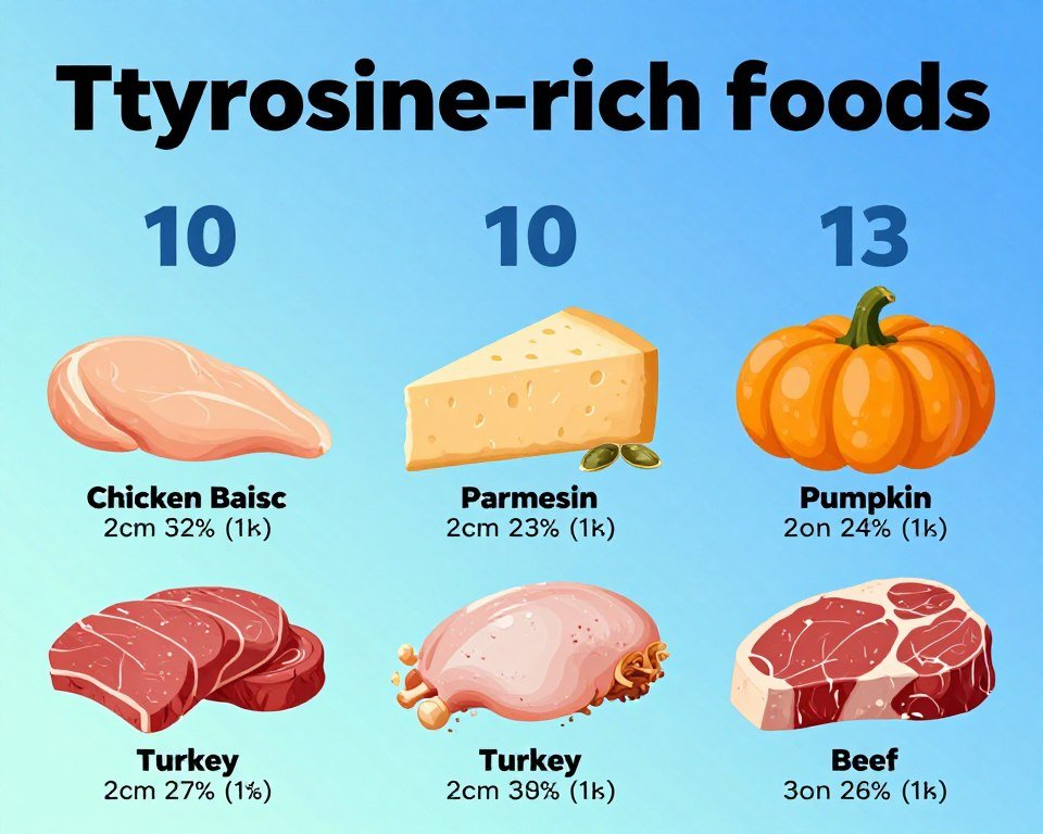 top ten highest tyrosine foods arranged by content level top ten highest tyrosine foods arranged by content level